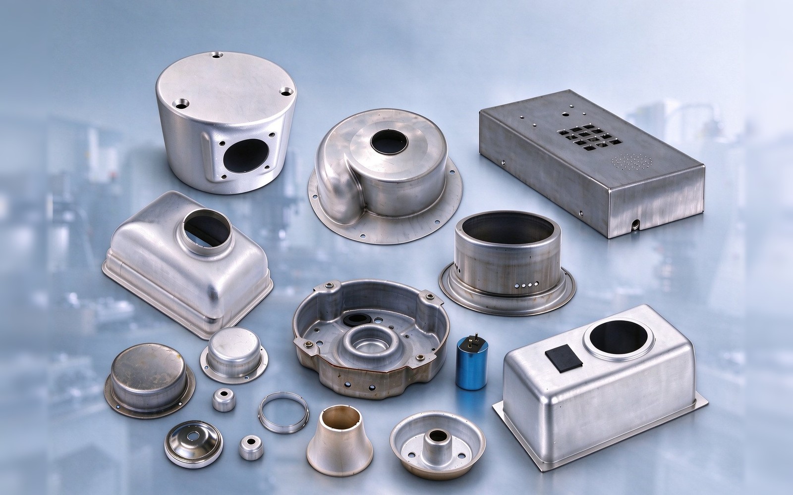 Precision deep drawn shells enclosures and housings collection - Aunov Tech